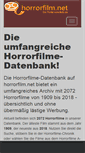Mobile Screenshot of horrorfilm.net